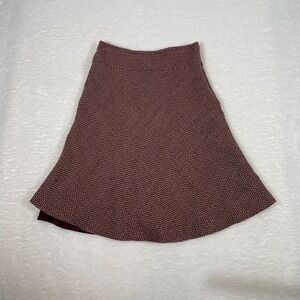 Boden Brown Patterned Skirt